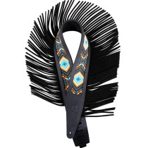 MG317BOI-BLK Tracolla in pelle Crazy Horse Black 2 1/2"