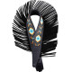 MG317BOI-BLK Tracolla in pelle Crazy Horse Black 2 1/2"