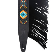 MG317BOI-BLK Tracolla in pelle Crazy Horse Black 2 1/2"