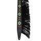 MG317BOI-BLK Tracolla in pelle Crazy Horse Black 2 1/2"