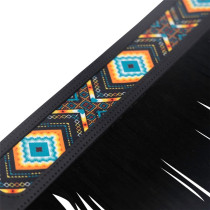 MG317BOI-BLK Tracolla in pelle Crazy Horse Black 2 1/2"