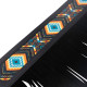 MG317BOI-BLK Tracolla in pelle Crazy Horse Black 2 1/2"