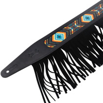 MG317BOI-BLK Tracolla in pelle Crazy Horse Black 2 1/2"