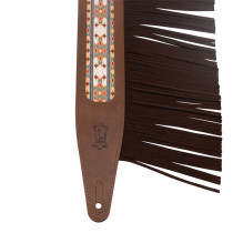 MG317BOI-BRN Tracolla in pelle Crazy Horse Brown 2 1/2"