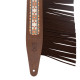 MG317BOI-BRN Tracolla in pelle Crazy Horse Brown 2 1/2"