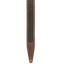 M317TRI-BRN-GRN Tracolla in pelle Crazy Horse Brown Green 2 1/2"