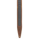 M317TRI-BRN-GRY Tracolla in pelle Crazy Horse Brown Grey 2 1/2"