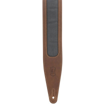 M317TRI-BRN-GRY Tracolla in pelle Crazy Horse Brown Grey 2 1/2"