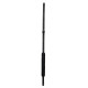 M11BGVDX-BLK Tracolla in pelle goffrata e retro in pecora Black 2"