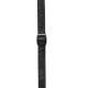 M11BGVDX-BLK Tracolla in pelle goffrata e retro in pecora Black 2"