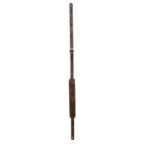 M11BGVDX-BRN Tracolla in pelle goffrata e retro in pecora Brown 2"