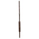 M11BGVDX-BRN Tracolla in pelle goffrata e retro in pecora Brown 2"