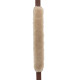M11BGVDX-BRN Tracolla in pelle goffrata e retro in pecora Brown 2"