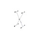 T10-WH Supporto Tastiera a "X" Bianco