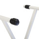 T10-WH Supporto Tastiera a "X" Bianco