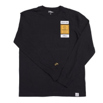 ZALS0014 LONG SLEEVE BLACK TEE XL