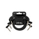 6445 Flex Patch Cable Black 30cm 3pk