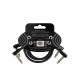 6445 Flex Patch Cable Black 30cm 3pk