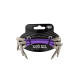 6451 Flex Patch Cable Purple 8cm 3pk