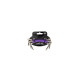 6451 Flex Patch Cable Purple 8cm 3pk