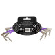 6452 Flex Patch Cable Purple 15cm 3pk