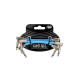 6459 Flex Patch Cable Blue 8cm 3pk