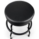Tone on Tone Black Barstool