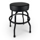 Tone on Tone Black Barstool