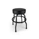 Tone on Tone Black Barstool