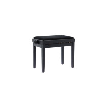 PB/010 BK S Panca in Legno Nero Satinato per Pianoforte
