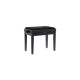 PB/010 BK S Panca in Legno Nero Satinato per Pianoforte