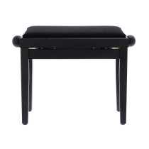 PB/010 BK S Panca in Legno Nero Satinato per Pianoforte