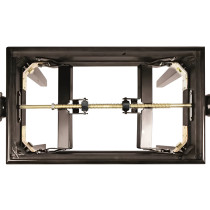 PB/010 BK S Panca in Legno Nero Satinato per Pianoforte