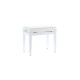 PB/010 WH L Panca in Legno Bianco Lucido per Pianoforte
