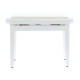 PB/100 WH L Panca in Legno Bianco Lucido per Pianoforte