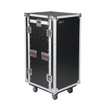G-TOUR 10X16 PU Flight Case 10U + 16U Rack