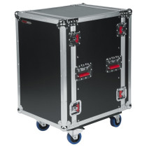 G-TOUR 16U CAST Flight Case ATA da 16U Rack con rotelle