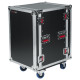 G-TOUR 16U CAST Flight Case ATA da 16U Rack con rotelle