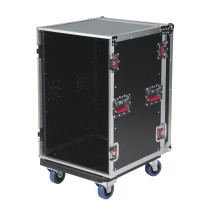 G-TOUR 16U CAST Flight Case ATA da 16U Rack con rotelle