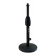 GFW-MIC-0601 Supporto da tavolo per microfono con base tonda da 15 cm e altezza regolabile 25-38 cm