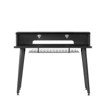 GFW-ELITEKEYTBL61-BLK Workstation in legno nera per tastiere fino a 61 tasti