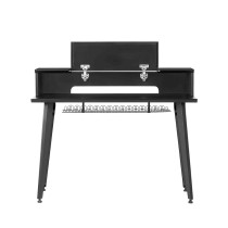 GFW-ELITEKEYTBL61-BLK Workstation in legno nera per tastiere fino a 61 tasti
