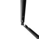 GFW-ELITEKEYTBL61-BLK Workstation in legno nera per tastiere fino a 61 tasti