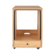 GFW-ELITESTUDIORK12-MPL Rack da studio inclinato 12 unità con finitura in acero naturale opaco