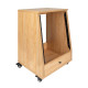 GFW-ELITESTUDIORK12-MPL Rack da studio inclinato 12 unità con finitura in acero naturale opaco
