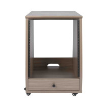 GFW-ELITESTUDIORK12-GRY Rack da studio inclinato 12 unità con finitura grigia in legno Driftwood