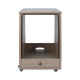 GFW-ELITESTUDIORK12-GRY Rack da studio inclinato 12 unità con finitura grigia in legno Driftwood