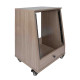 GFW-ELITESTUDIORK12-GRY Rack da studio inclinato 12 unità con finitura grigia in legno Driftwood