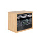 GFW-ELITERK-8U-MPL Rack 8U in legno naturale finitura opaca