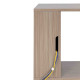 GFW-ELITESIDECAR-GRY Mobile rack sidecar cabinet in legno con finitura grigia
